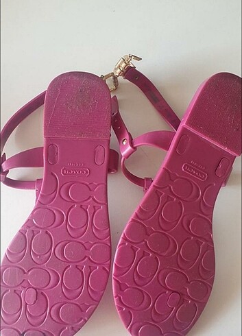 37 Beden pembe Renk Coach Sandaler
