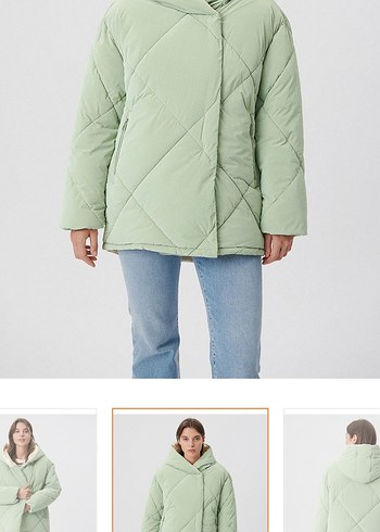 Kadın Kış Montu Mavi Marka 38 (yeni) - Görsel 3