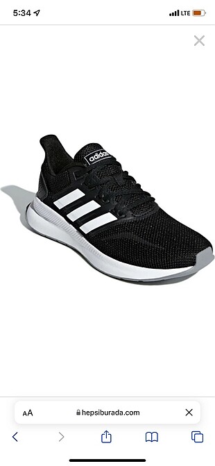 adidas siyah spor ayakkabı