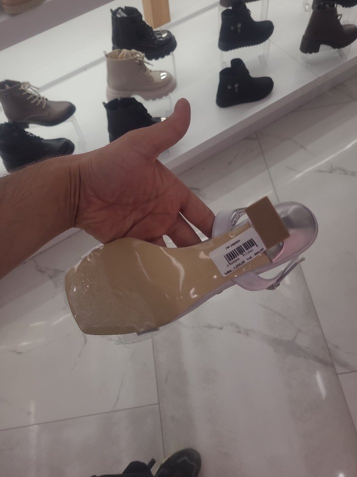 Diger Gri renk Topuklu Kadın Abiye Ayakkabı - Görsel 4