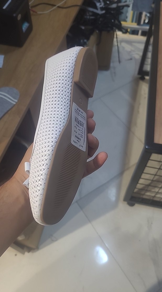 Beyaz Kadın Günlük Blok Topuklu Babet - Görsel 3