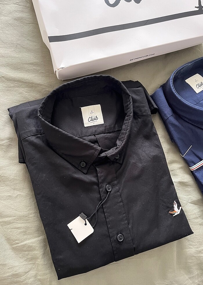 Beymen club siyah erkek gömlek - Görsel 2