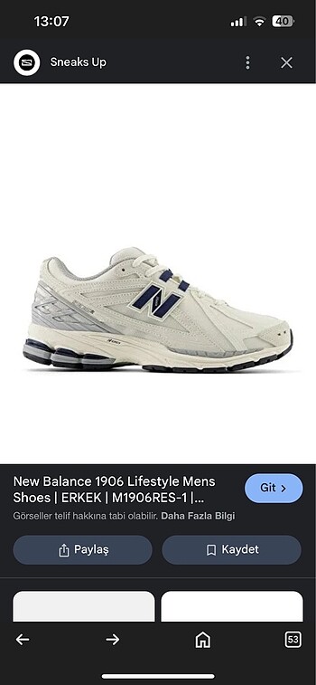 New balance erkek ayakkabısı