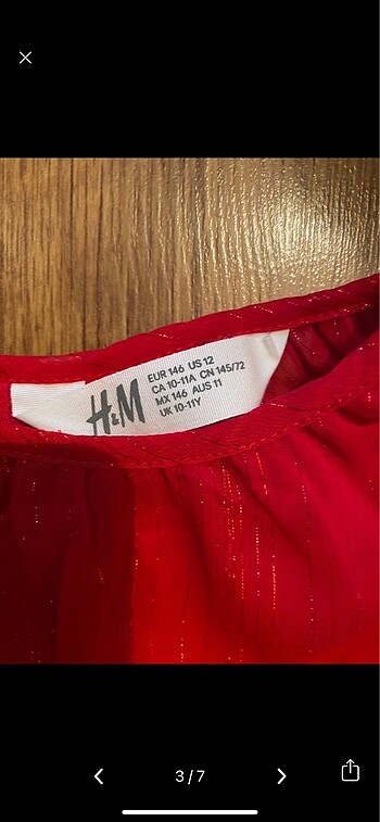 H&M Kız çocuk özel gün elbisesi