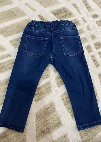 Kız Çocuk Lacivert Regular Fit Denim Pantolon - Görsel 2