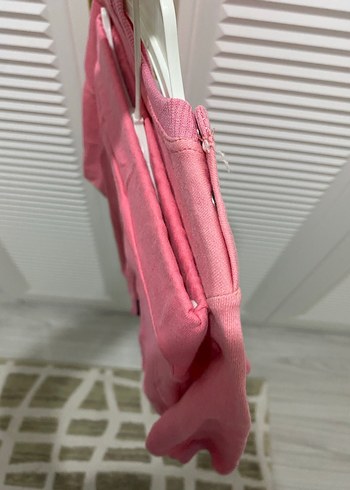 Kız Çocuk Renkli Baskılı Pembe Sweatshirt - Görsel 4