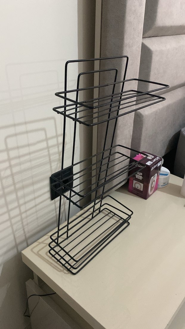 Duvara Monte Siyah Metal Düzenleyici - Görsel 2