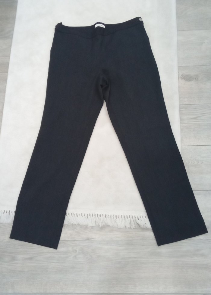 Gri Kadın Denim Kumaş Pantolon - Görsel 2