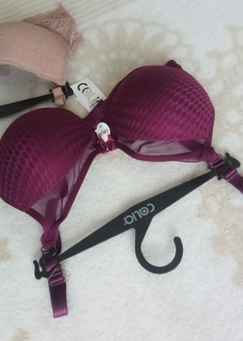 mürdüm, Siyah ve Ten vizon  Rengi Sütyenler - Görsel 3