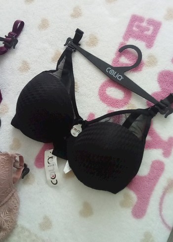 mürdüm, Siyah ve Ten vizon  Rengi Sütyenler - Görsel 5