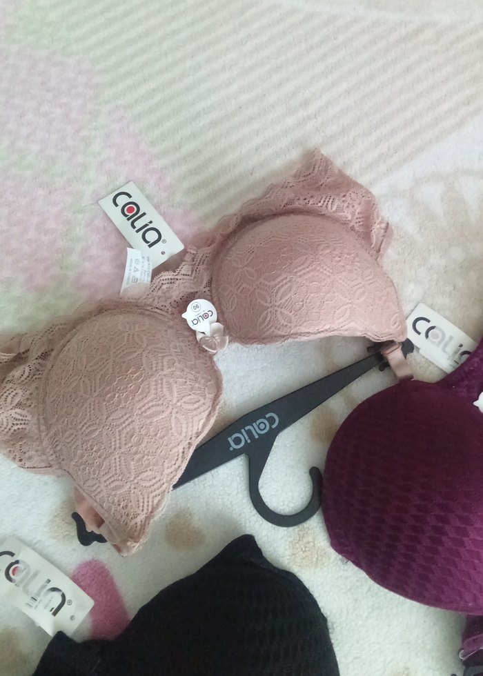 mürdüm, Siyah ve Ten vizon  Rengi Sütyenler - Görsel 2