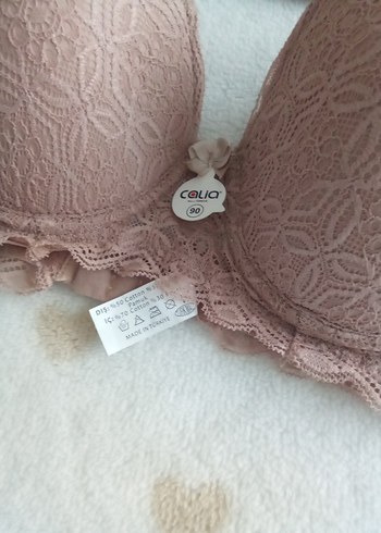 Bej Dantelli Sütyen 90 beden - Görsel 3