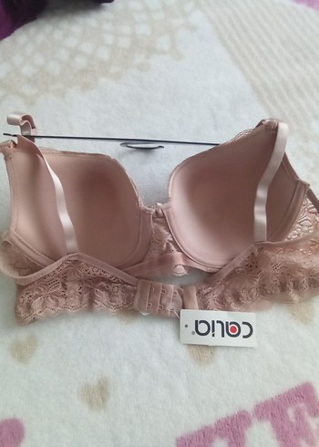 Bej Dantelli Sütyen 90 beden - Görsel 4