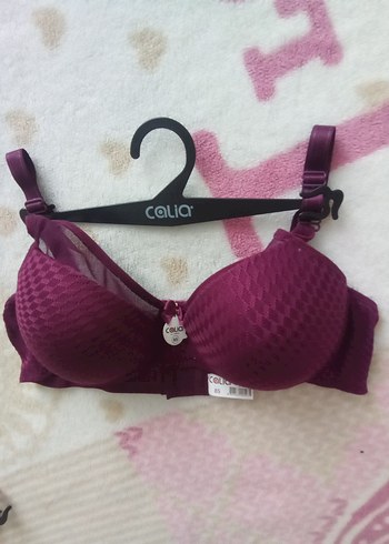 Bordo dolgulu Sütyen - Görsel 2