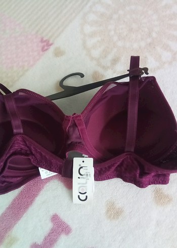 Bordo dolgulu Sütyen - Görsel 4