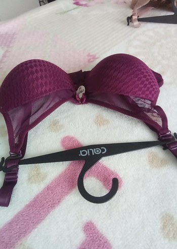 Bordo dolgulu Sütyen - Görsel 3