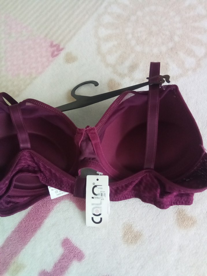 Bordo dolgulu Sütyen - Görsel 4