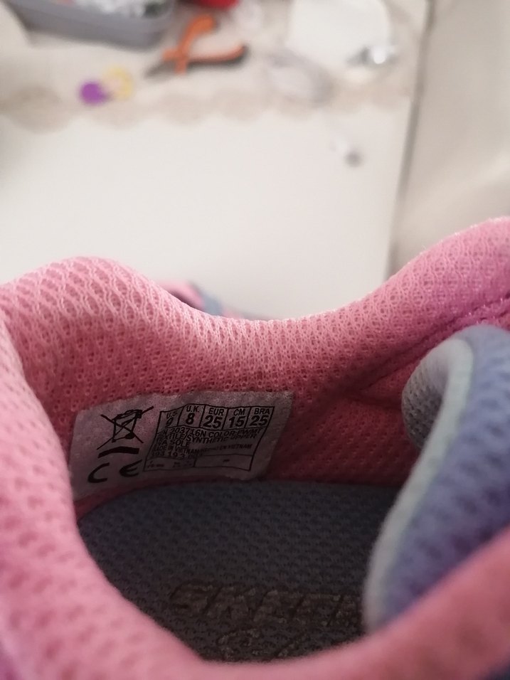 Kız Çocuk Renkli Bağcıksız Spor Ayakkabı - Görsel 4