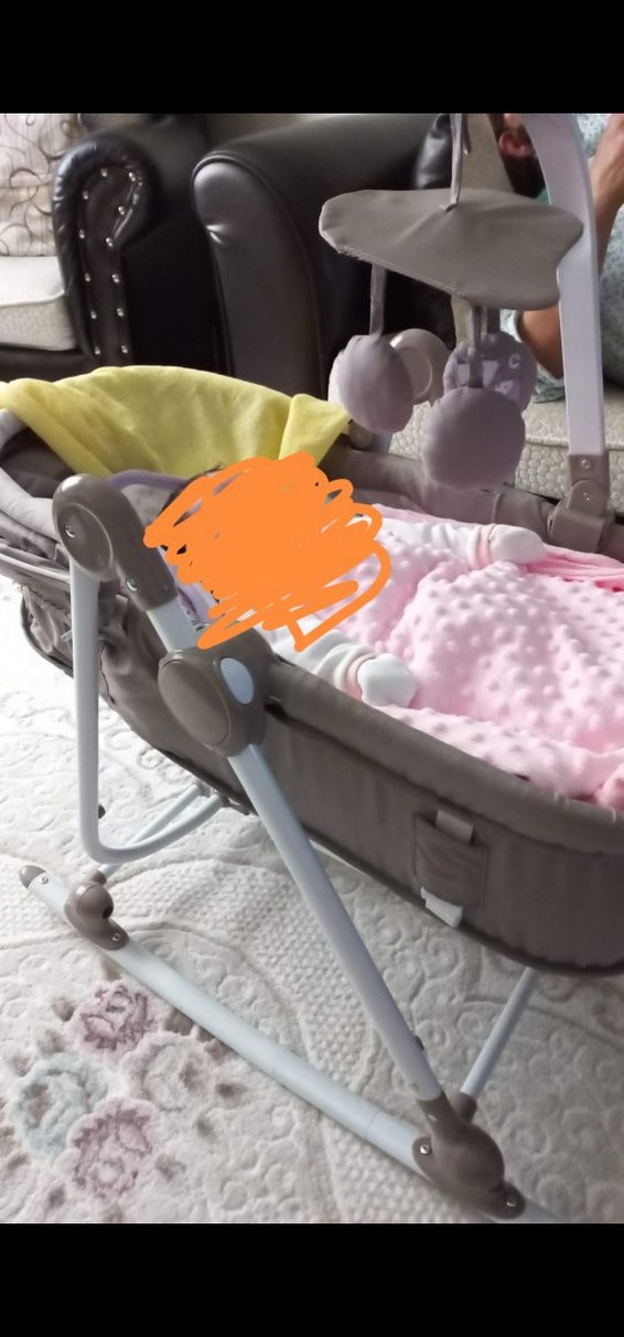 Gri Bebek Mama Sandalyesi - Görsel 2