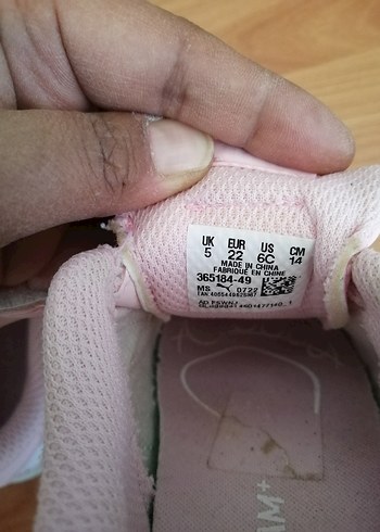 Kız Çocuk Pembe Cırtcırtlı Spor Ayakkabı - Görsel 3