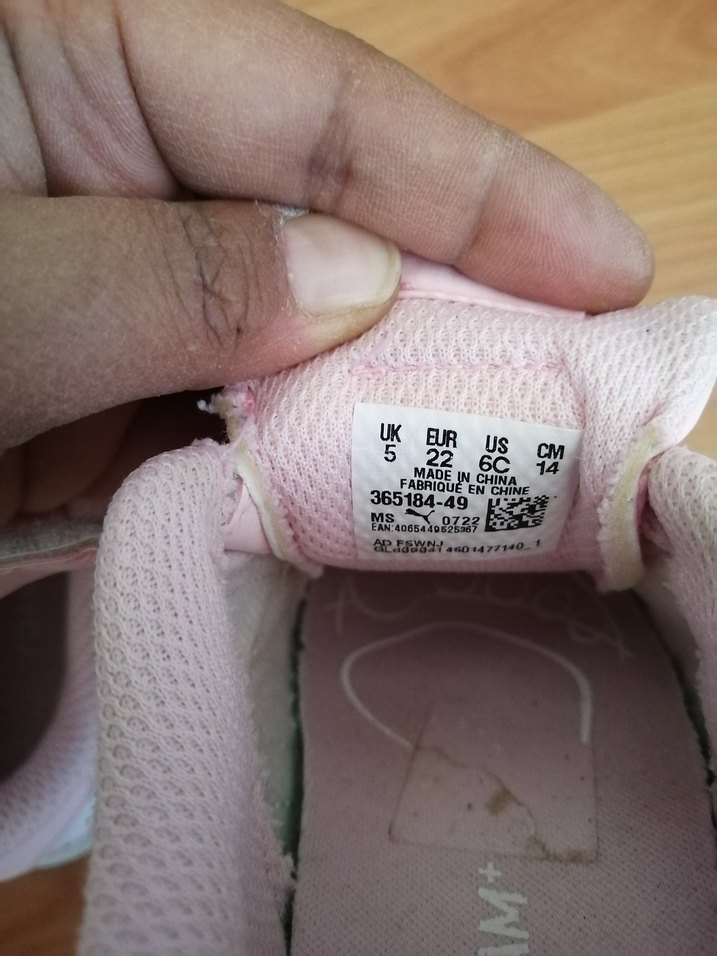 Kız Çocuk Pembe Cırtcırtlı Spor Ayakkabı - Görsel 3