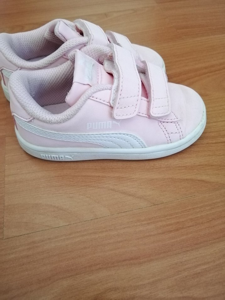 Kız Çocuk Pembe Cırtcırtlı Spor Ayakkabı - Görsel 2