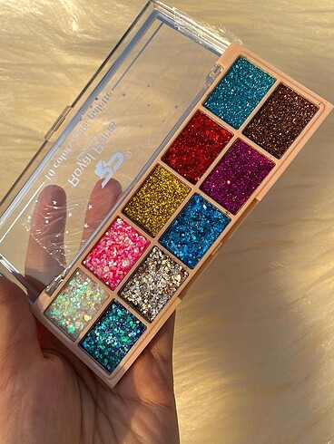 Beden Renk Glitter paleti