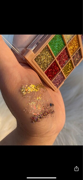 Beden Renk Glitter paleti