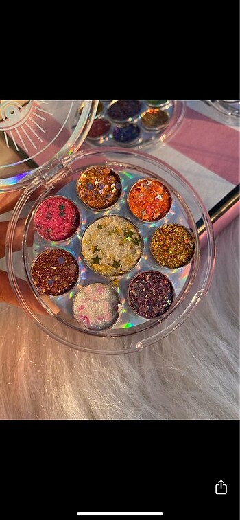 Glitter far paleti