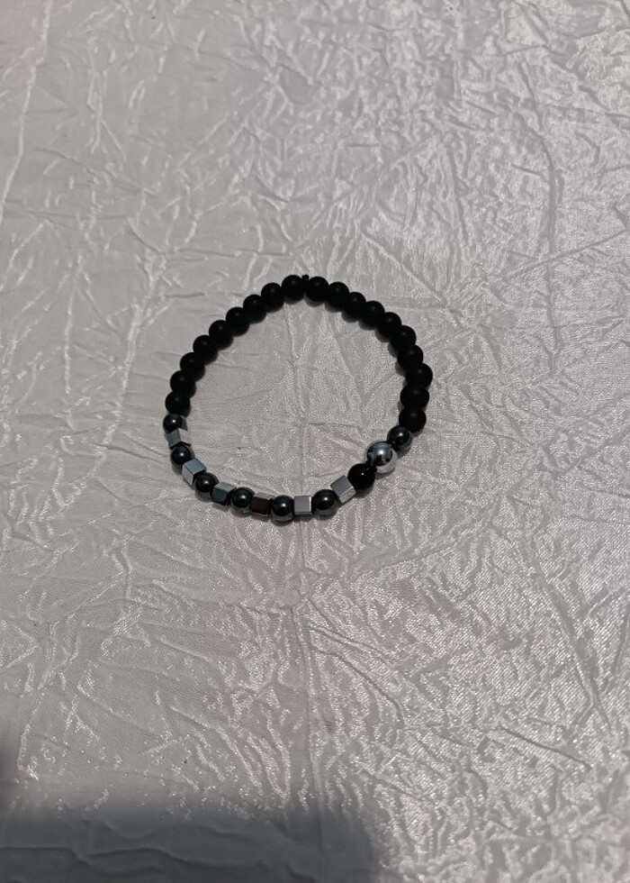 Erkek bileklik gerçek doğal taş  - Görsel 2