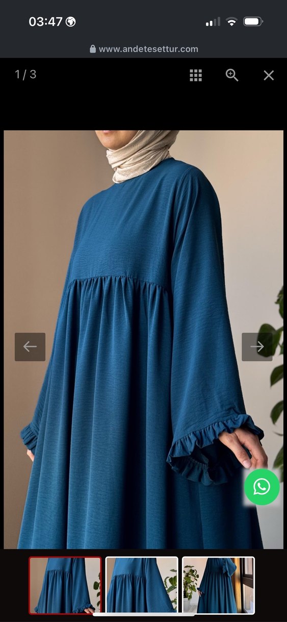 Tesettür elbise - Görsel 4