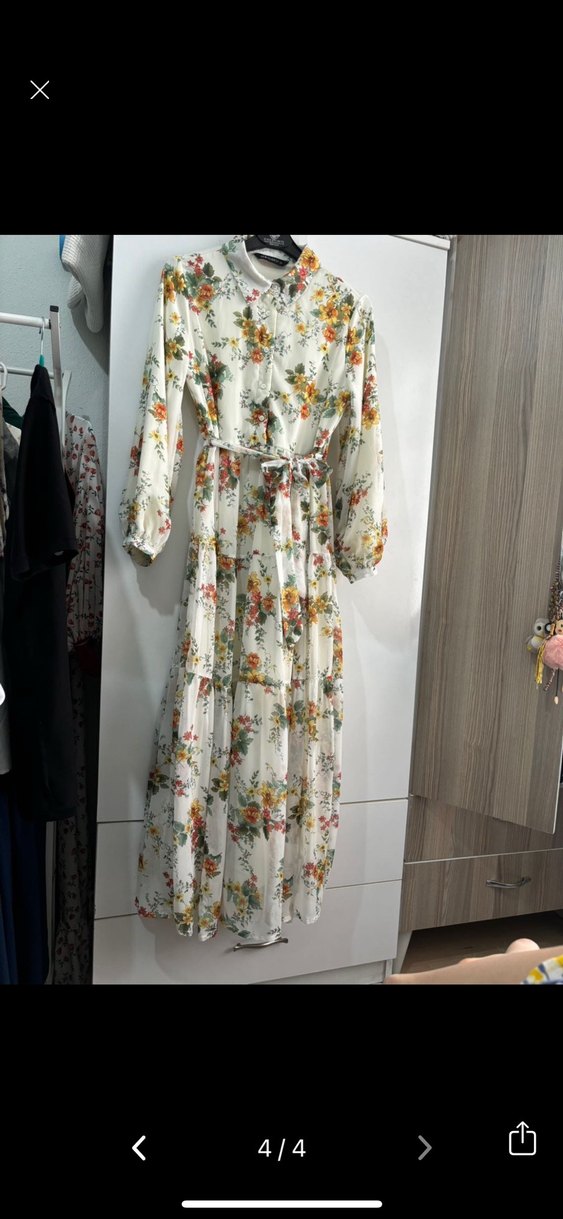 LCW tesettür elbise - Görsel 4