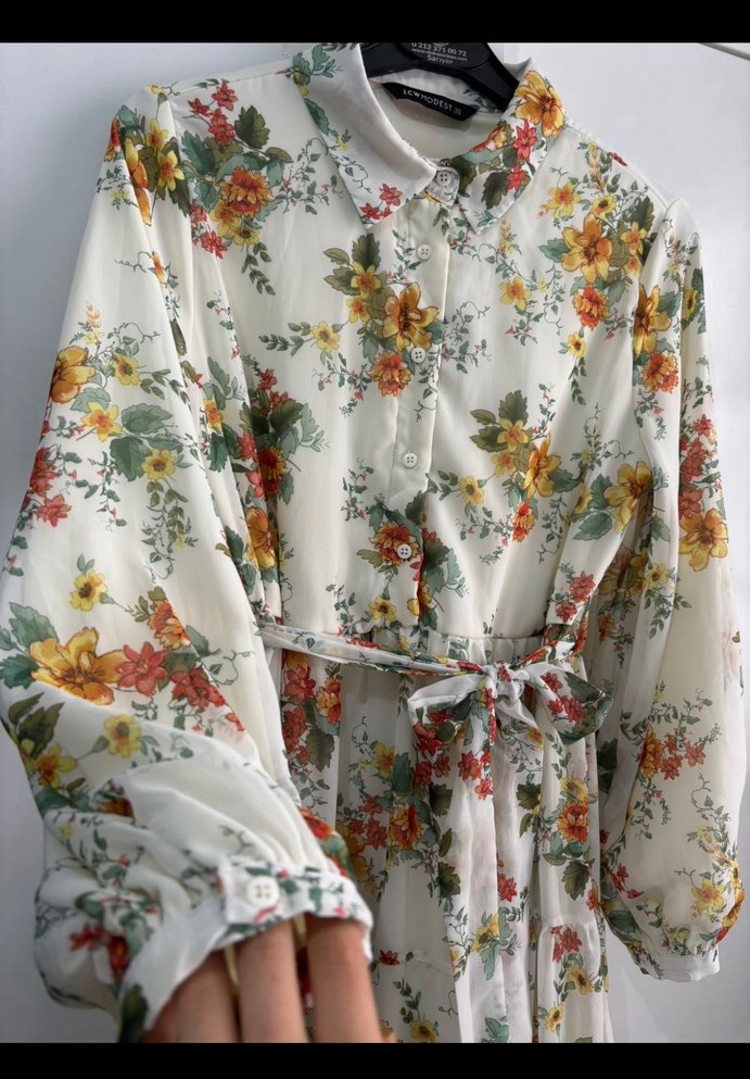 LCW tesettür elbise - Görsel 2