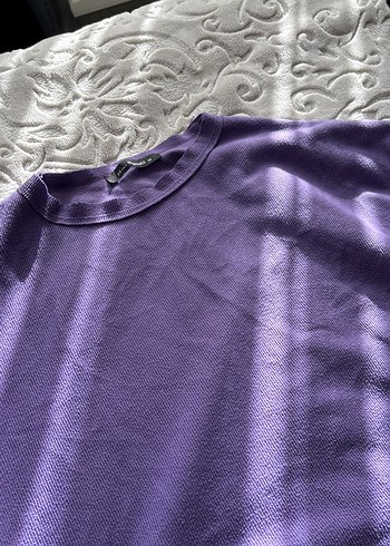 Mor Salaş Midi Sweatshirt - Görsel 2