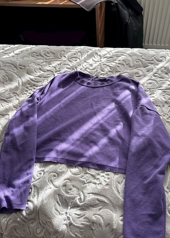 Mor Salaş Midi Sweatshirt - Görsel 3