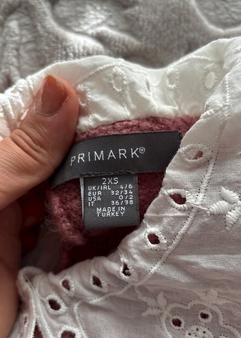 Dantelli Yaka Detaylı Pembe Triko Kazak - Görsel 3