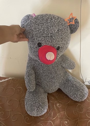 Beden Gri Peluş Ayıcık Oyuncak