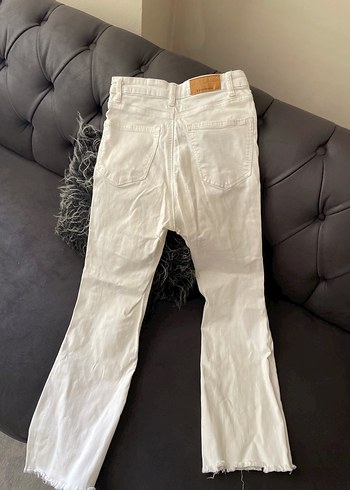 Stradivarius Stradivarius Pamuk Beyaz Kadın Jean