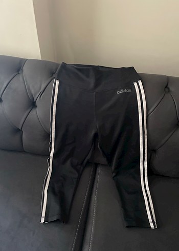 Siyah Adidas Streç Midi Tayt