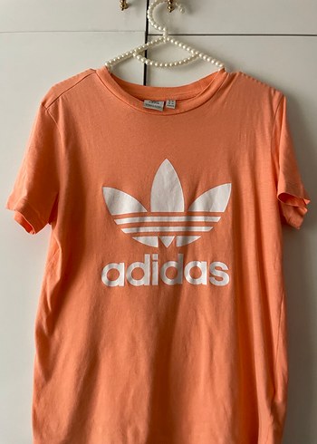 Pamuklu adidas somon Tişörtü - Görsel 2