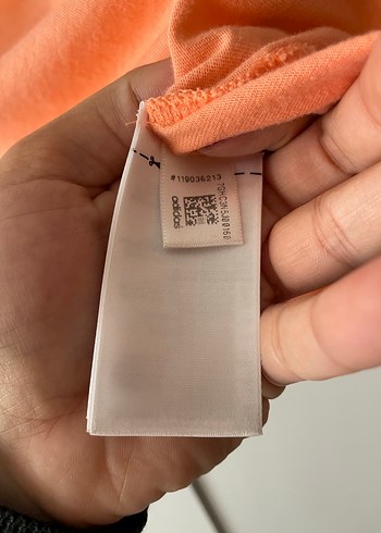 Pamuklu adidas somon Tişörtü - Görsel 4