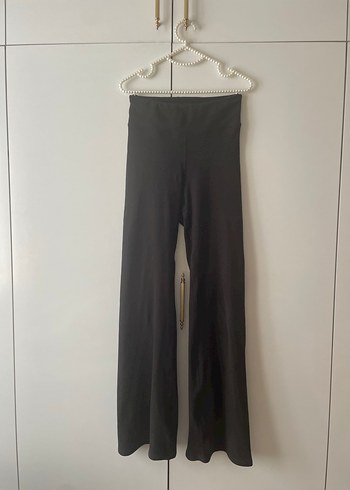 Penti Siyah Kadın İspanyol Paça Pantolon tayt - Görsel 4