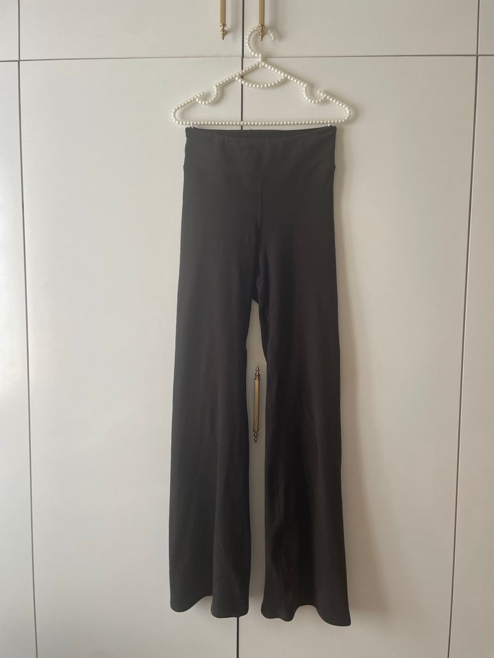 Penti Siyah Kadın İspanyol Paça  Pantolon tayt - Görsel 4