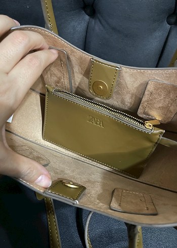 Zara Deri Kadın Günlük Çanta - Görsel 3