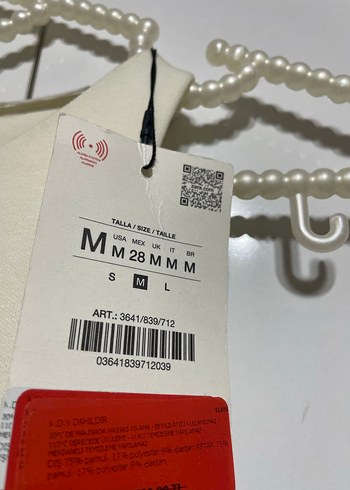 Beyaz halter  Yakalı Uzun Kadın Elbise Zara - Görsel 5