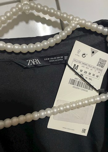 Zara saten elbise - Görsel 5