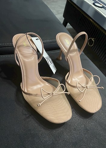 Zara Zara Desenli Stiletto Topuklu Kadın Ayakkabı