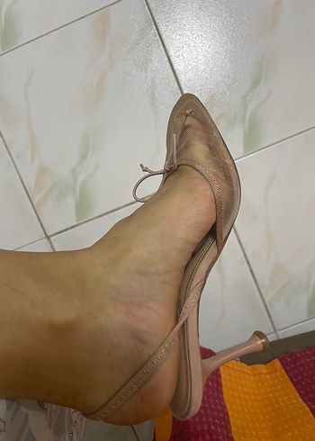 37 Beden Zara Desenli Stiletto Topuklu Kadın Ayakkabı