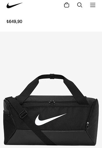 Nike spor çanta orijinal