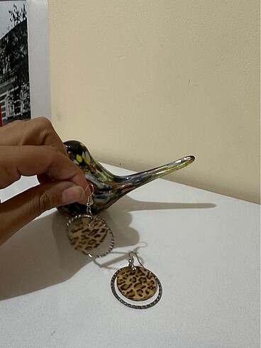 Beden Leopar küpe